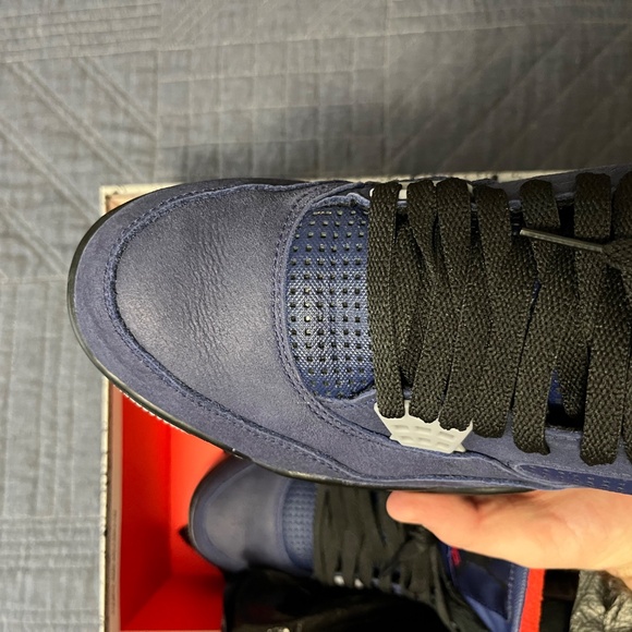 Men’s Jordan Retro 4 Winter Loyal Blue Size 11 - Picture 4 of 7
